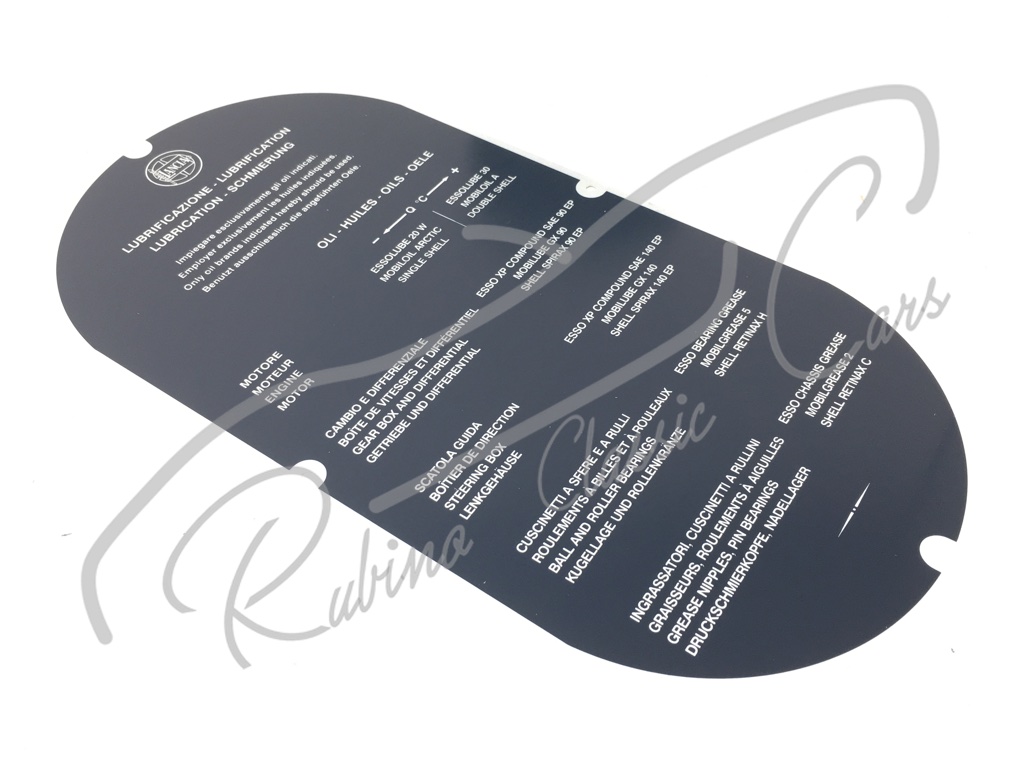 Tabelle vano motore - immagine 2