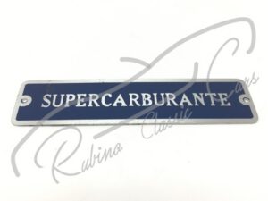 Targhetta tappo benzina